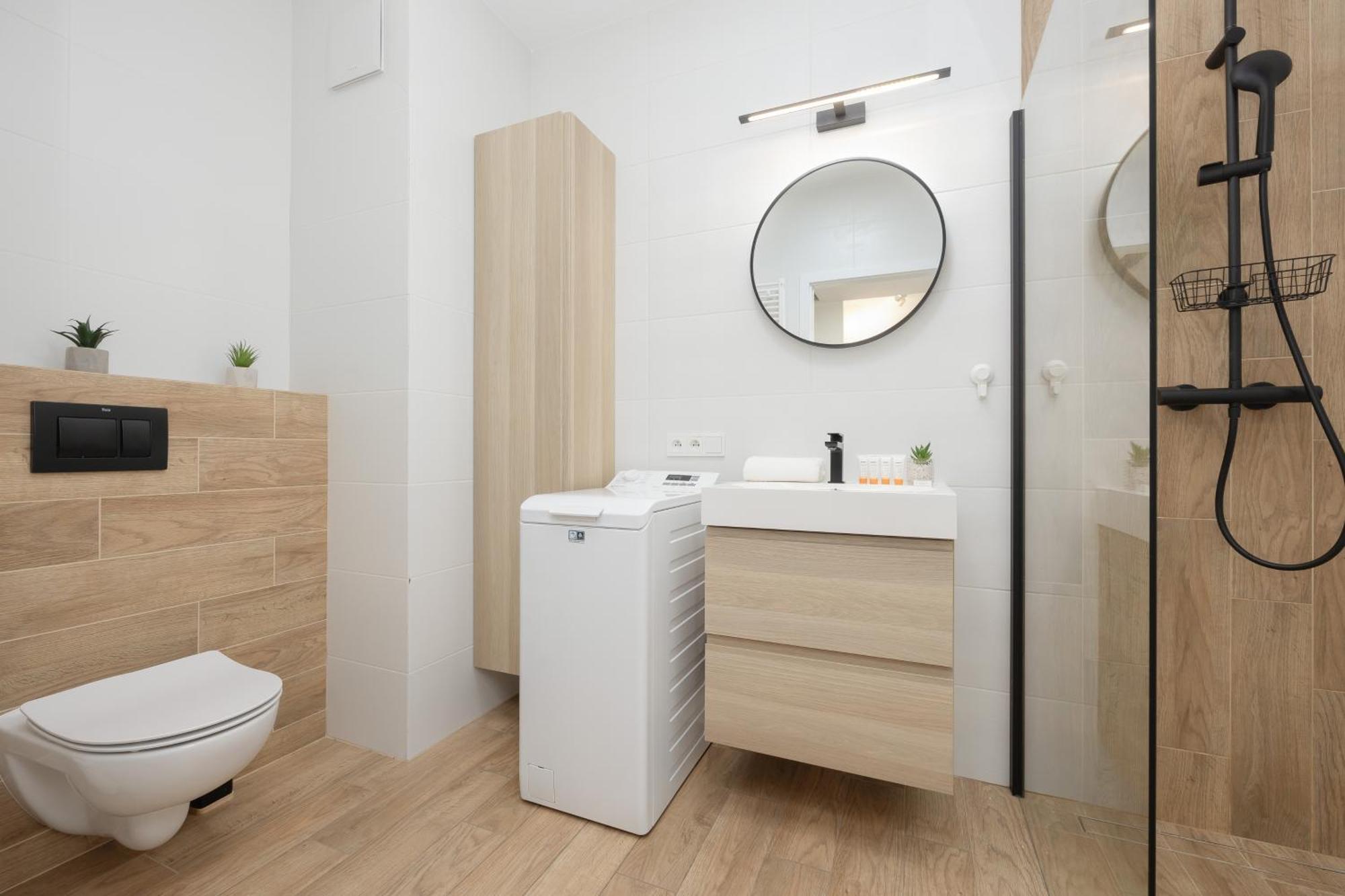 Srodmiescie Warsaw Muranow Apartments With Parking By Noclegi Renters Exteriör bild